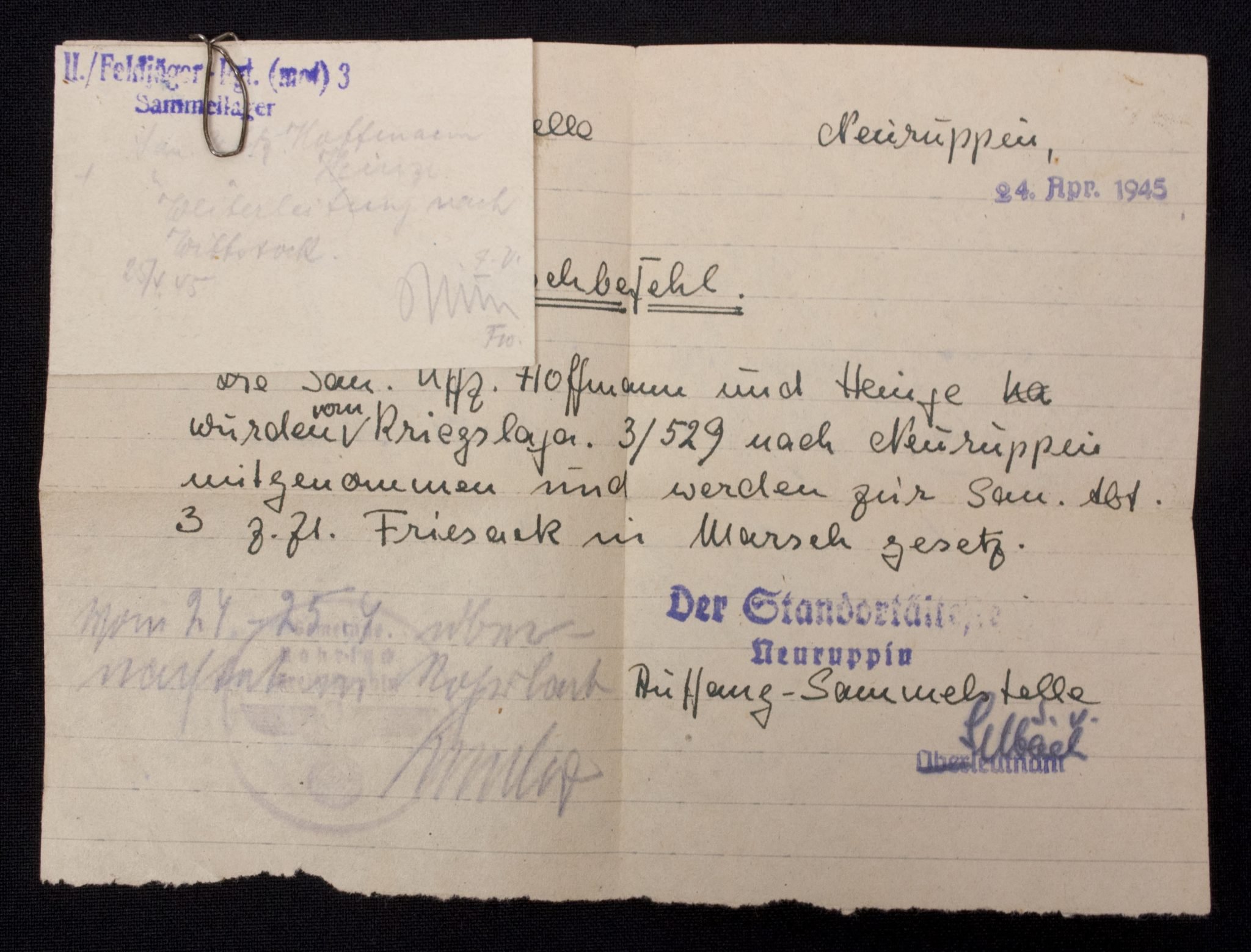 Soldbuch Sanitäts Unteroffizier 5/San. Ers. Abt.3-183-A Güben — image 26