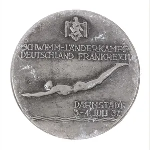 Schwimm-Länderkampf Deutschland Frankreich Darmstadt 3.-4. Juli 1937 abzeichen