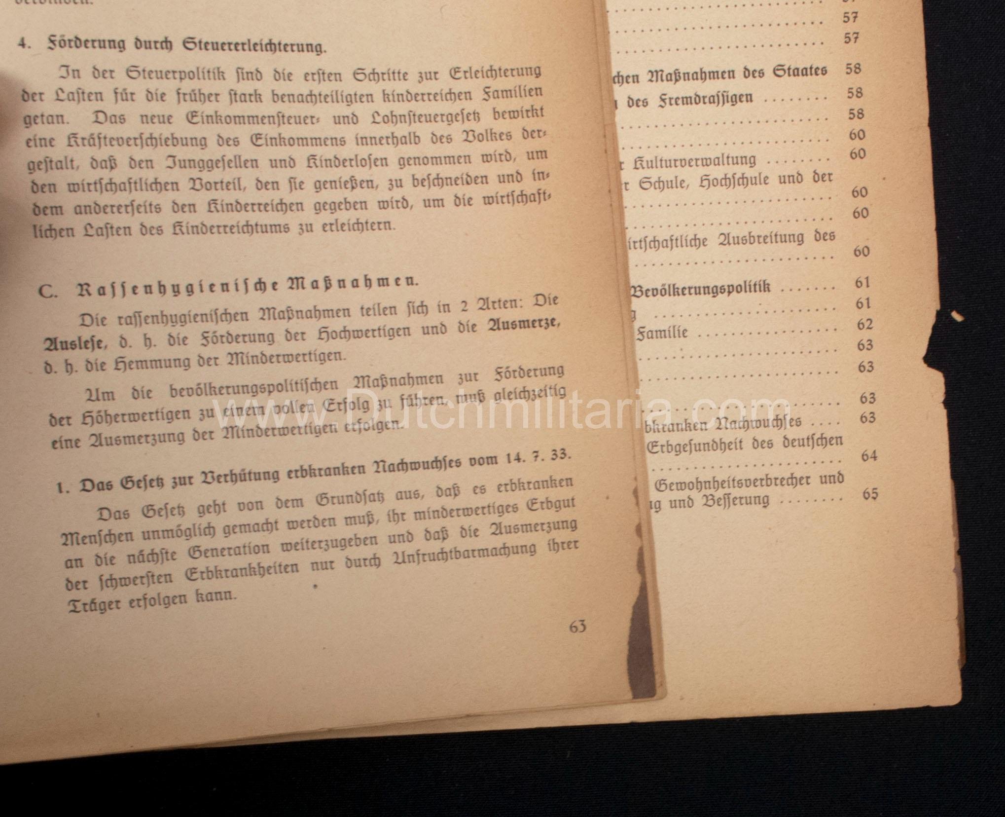 (Book) SS – Der Chef der Sicherheitspolizei und des SD – Der Rassegedanke und seine gesetzliche Gestaltung (1940) – EXTREMELY RARE!!! — image 47