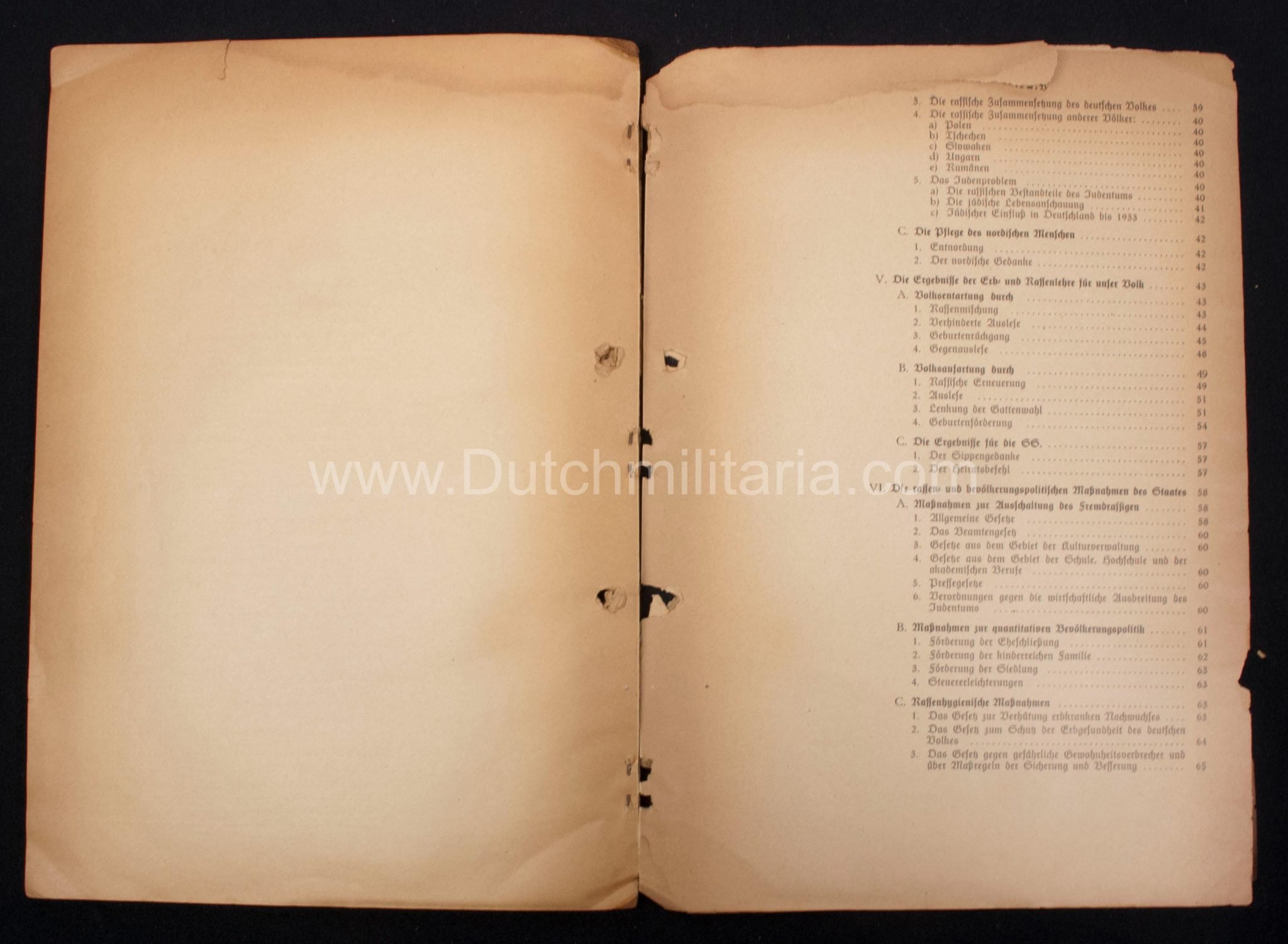 (Book) SS – Der Chef der Sicherheitspolizei und des SD – Der Rassegedanke und seine gesetzliche Gestaltung (1940) – EXTREMELY RARE!!! — image 49