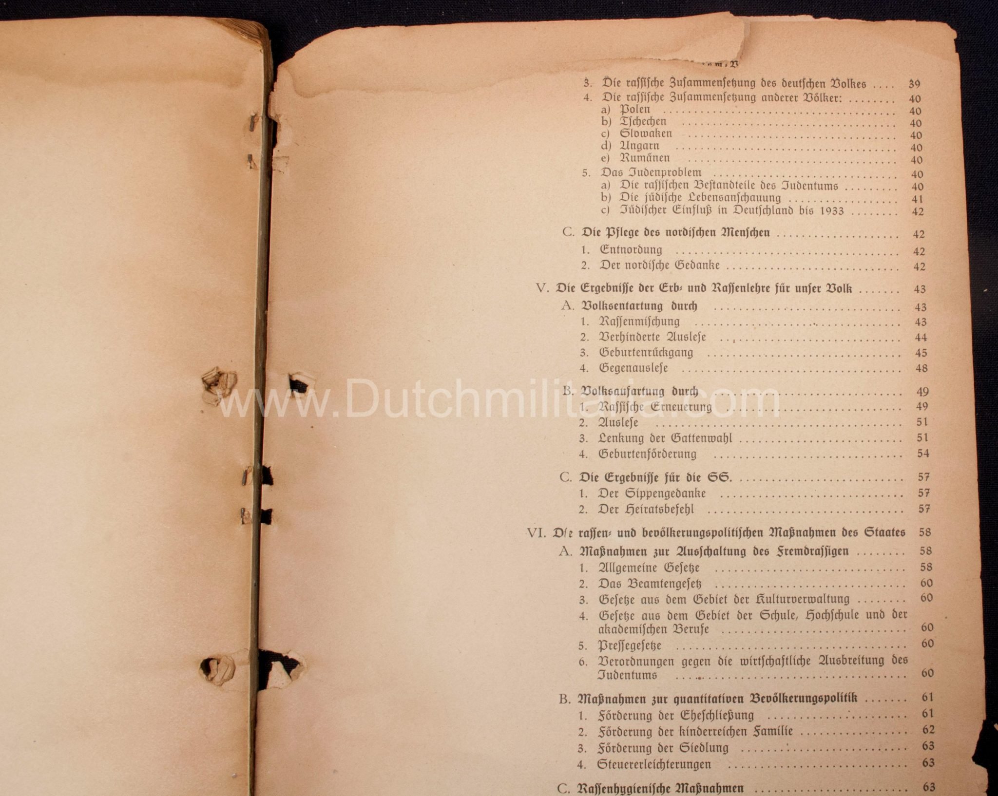 (Book) SS – Der Chef der Sicherheitspolizei und des SD – Der Rassegedanke und seine gesetzliche Gestaltung (1940) – EXTREMELY RARE!!! — image 53