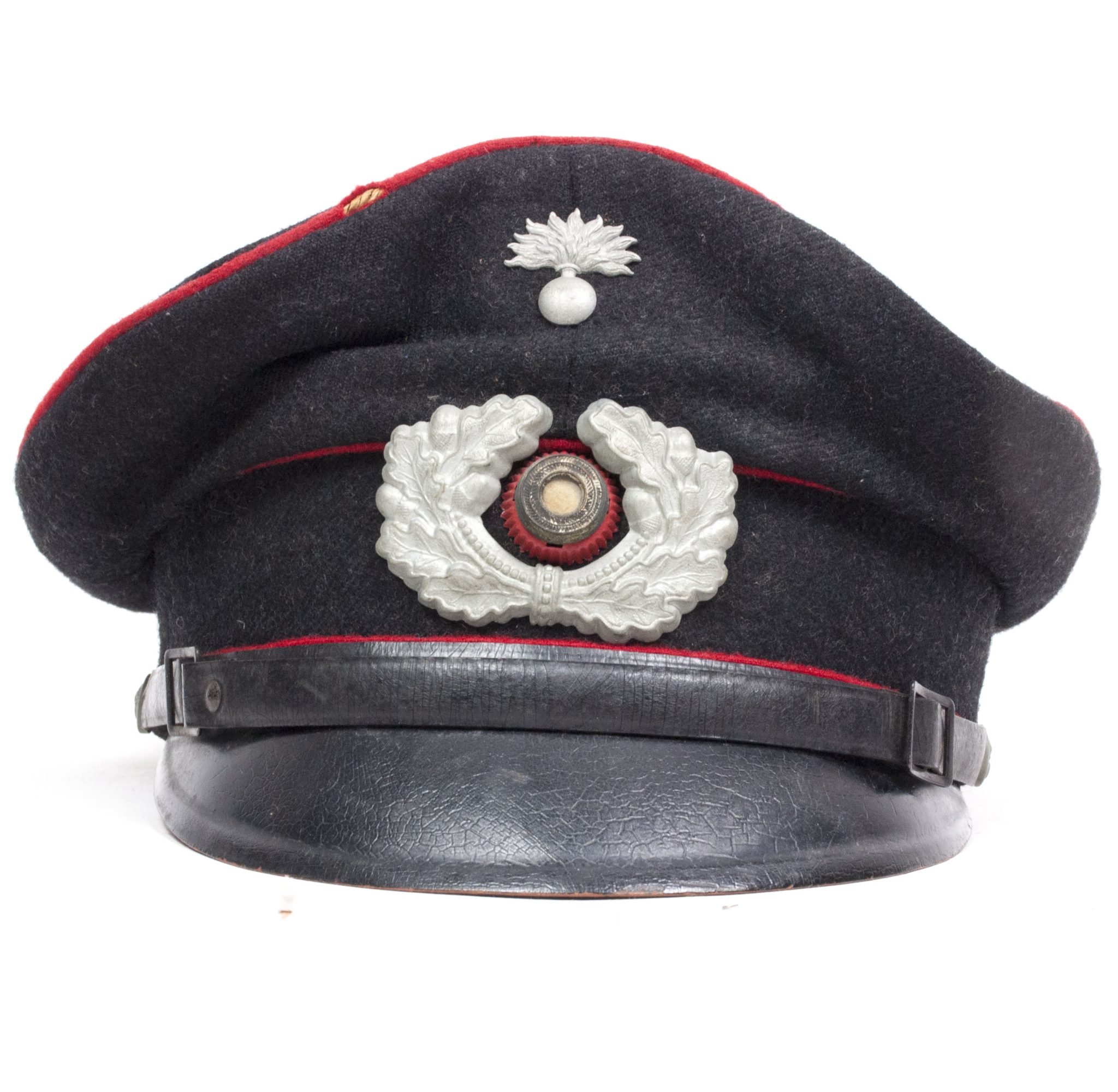 WWII Dutch 'Staatsbrandweerpolitie' / State Fire Police Department 'Holland' visor cap – Extremely rare — image 3