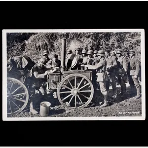 (Postcard) An der Feldküche