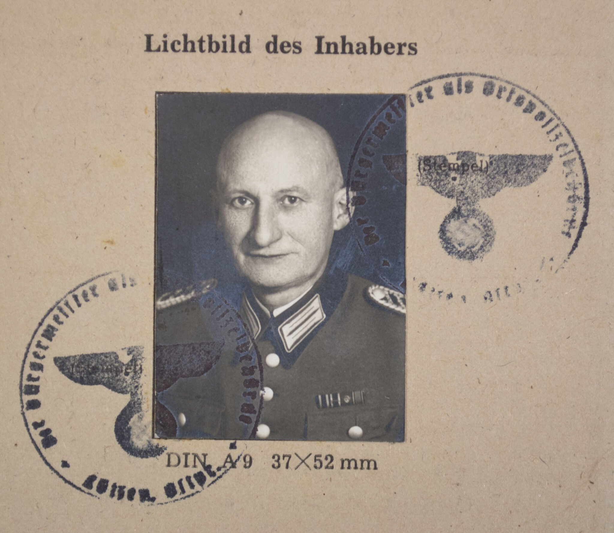 SS Polizei Soldbuch from Lötzen in Ostpreussen (1944) — image 3