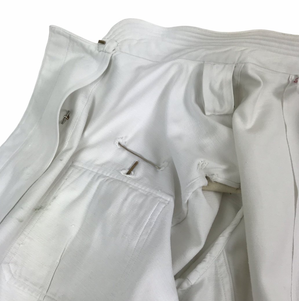 Kriegsmarine (KM) white summer tunic with trousers [Named — image 22