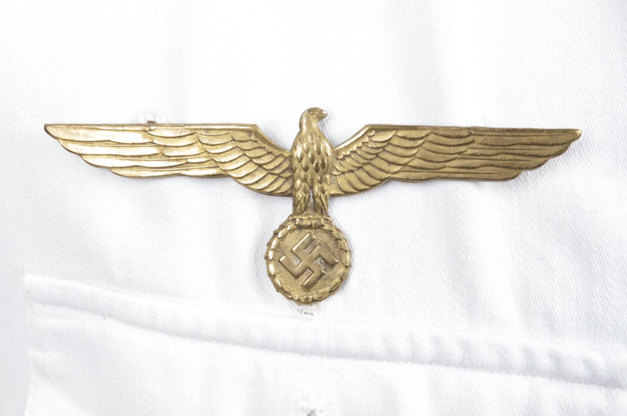 Kriegsmarine (KM) white summer tunic with trousers [Named — image 32