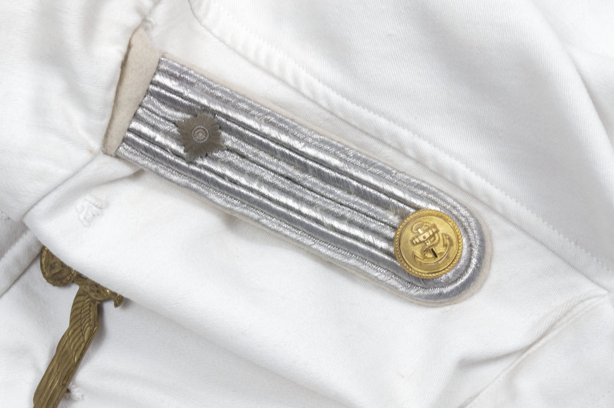 Kriegsmarine (KM) white summer tunic with trousers [Named — image 38