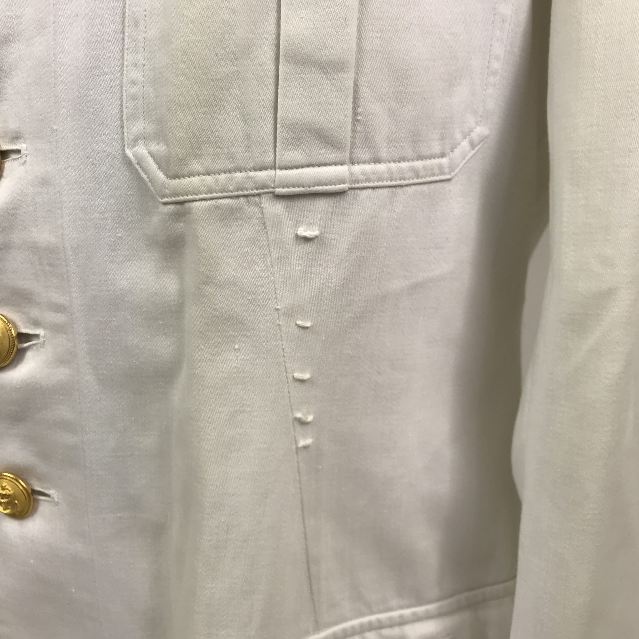 Kriegsmarine (KM) white summer tunic with trousers [Named — image 46