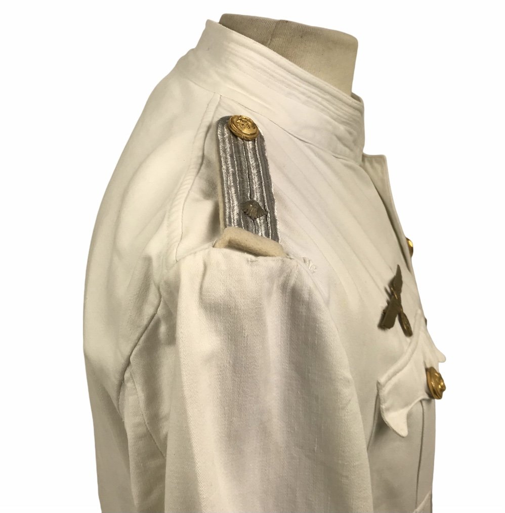 Kriegsmarine (KM) white summer tunic with trousers [Named — image 9