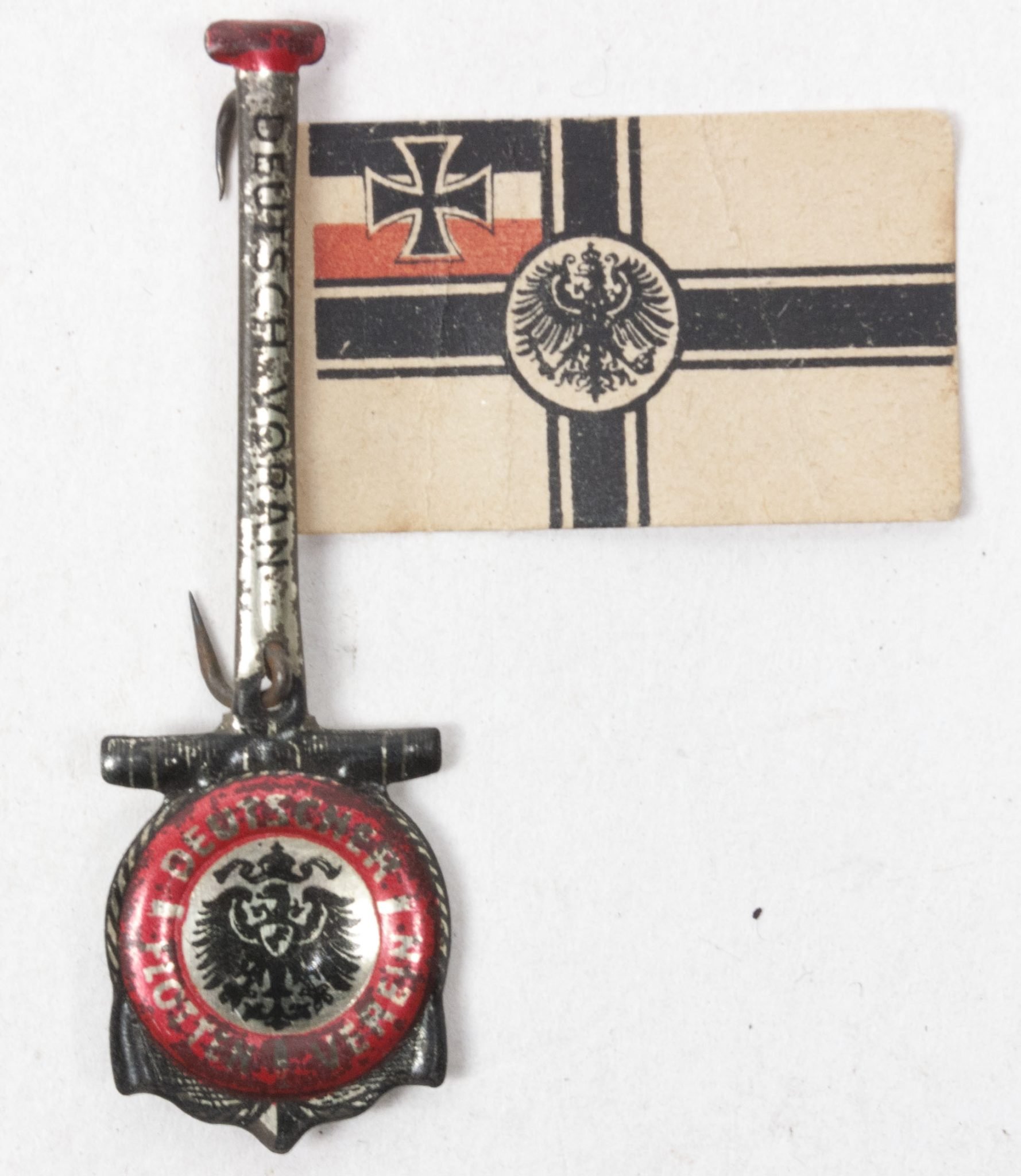 Deutscher Flottenverein (DFV) 'Deutsch Voran' badge — image 3
