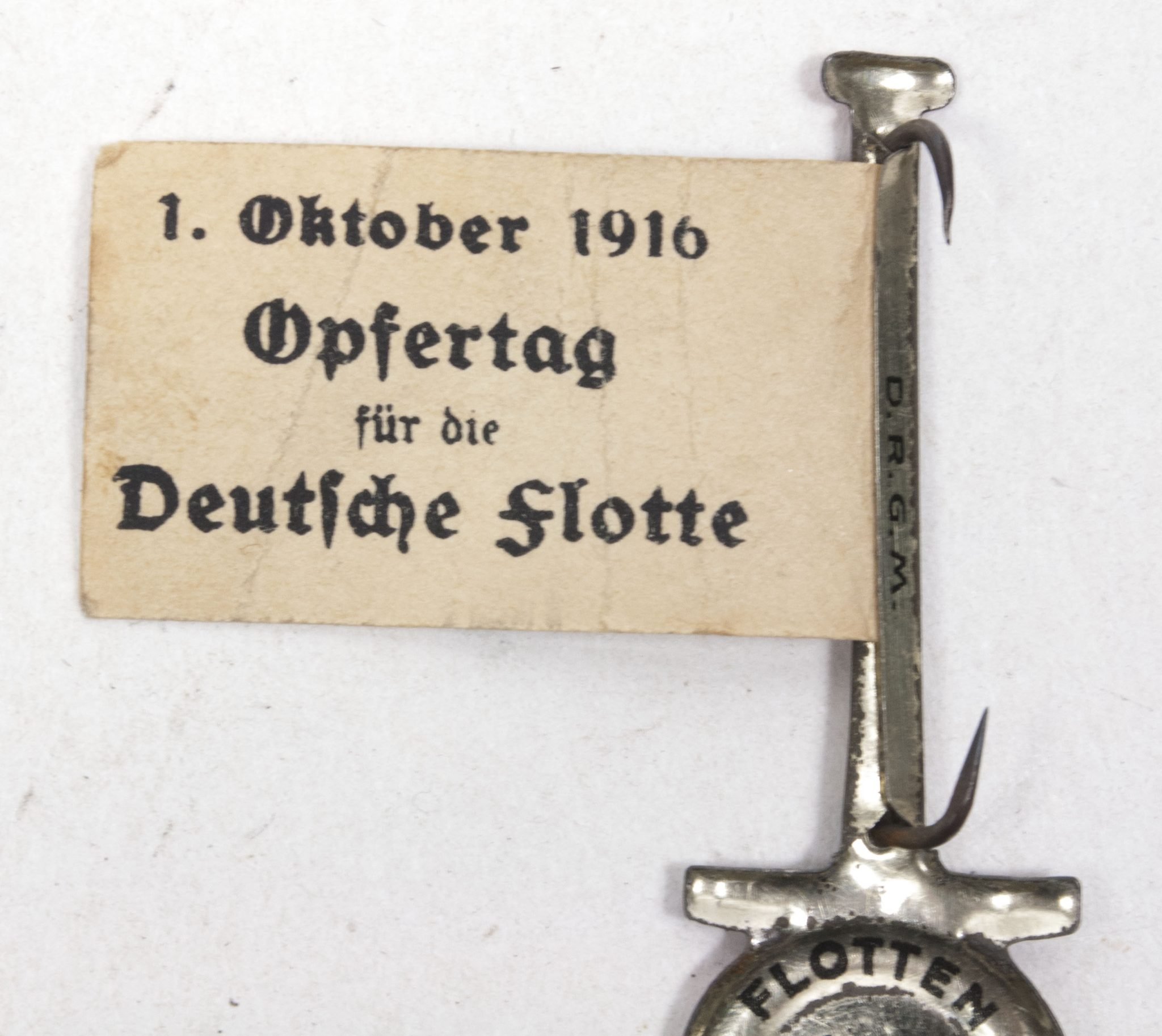 Deutscher Flottenverein (DFV) 'Deutsch Voran' badge — image 7