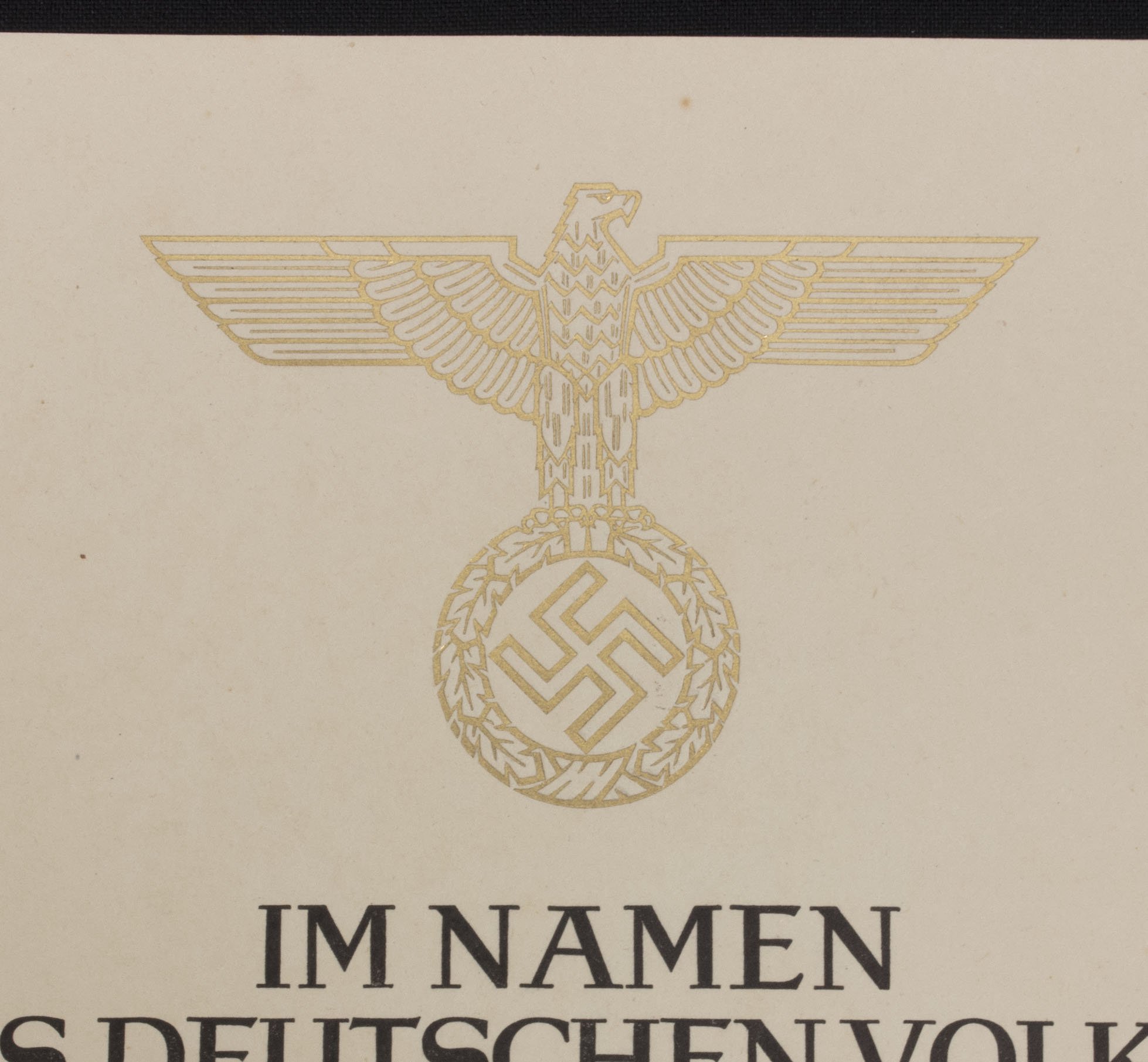 Promotional document (Ernennungsurkunde) Studienassessor Adolf Giesecke signed Führer Hauptquartier 1942 — image 3