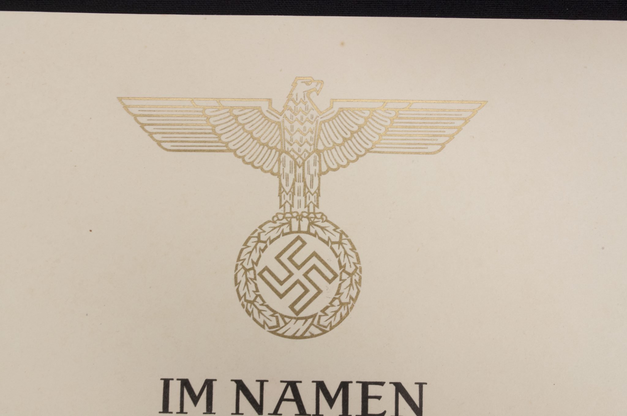 Promotional document (Ernennungsurkunde) Studienassessor Adolf Giesecke signed Führer Hauptquartier 1942 — image 4