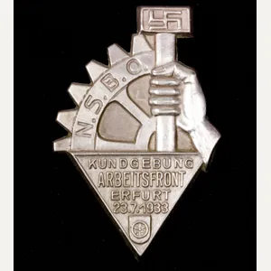 N.S.B.O. Kundgebung Arbeitsfront Erfurt 23.7.1933