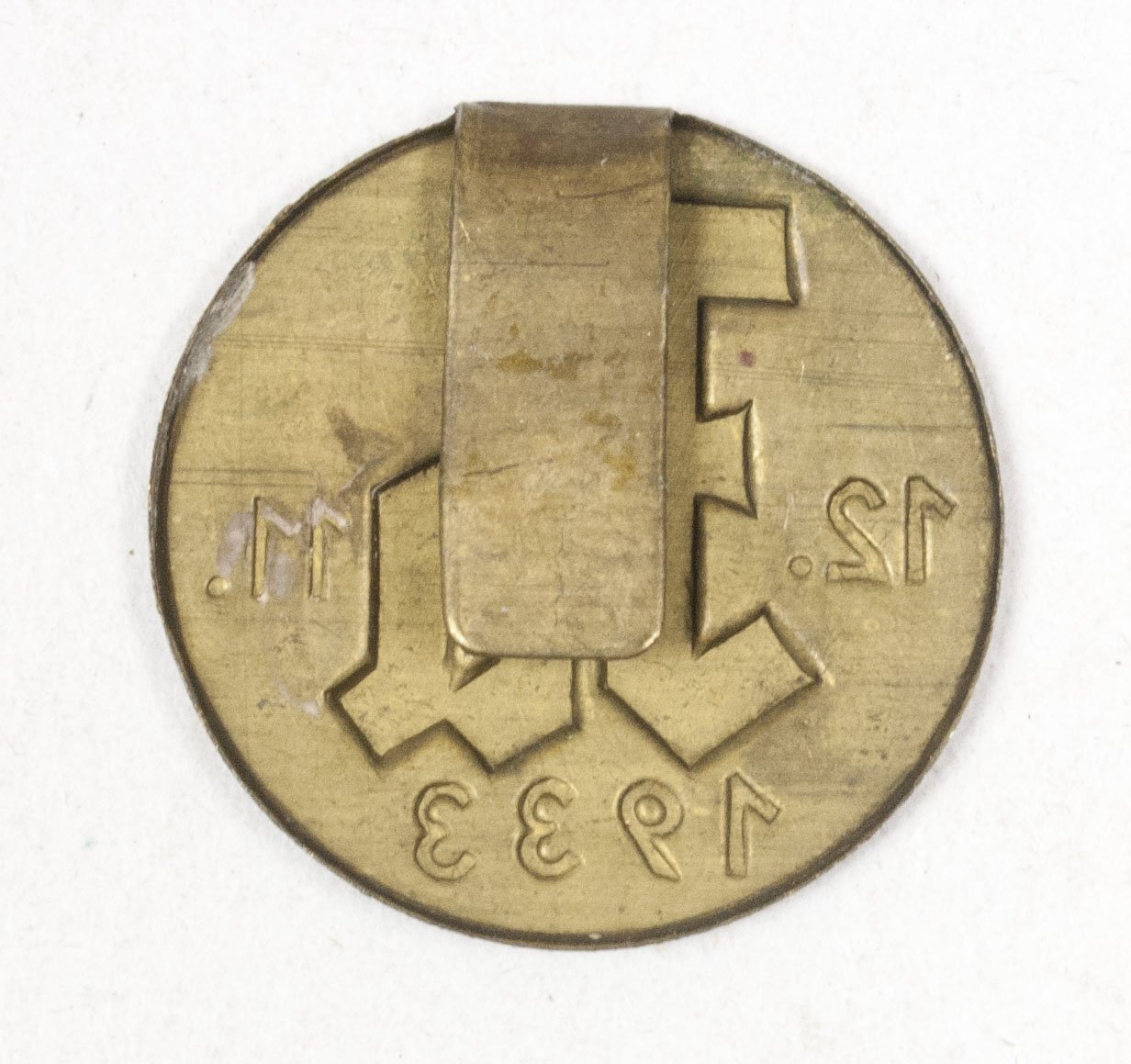 German pro-Hitler 'JA' propaganda 1933 Elections badge — image 2