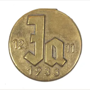 German pro-Hitler 'JA' propaganda 1933 Elections badge