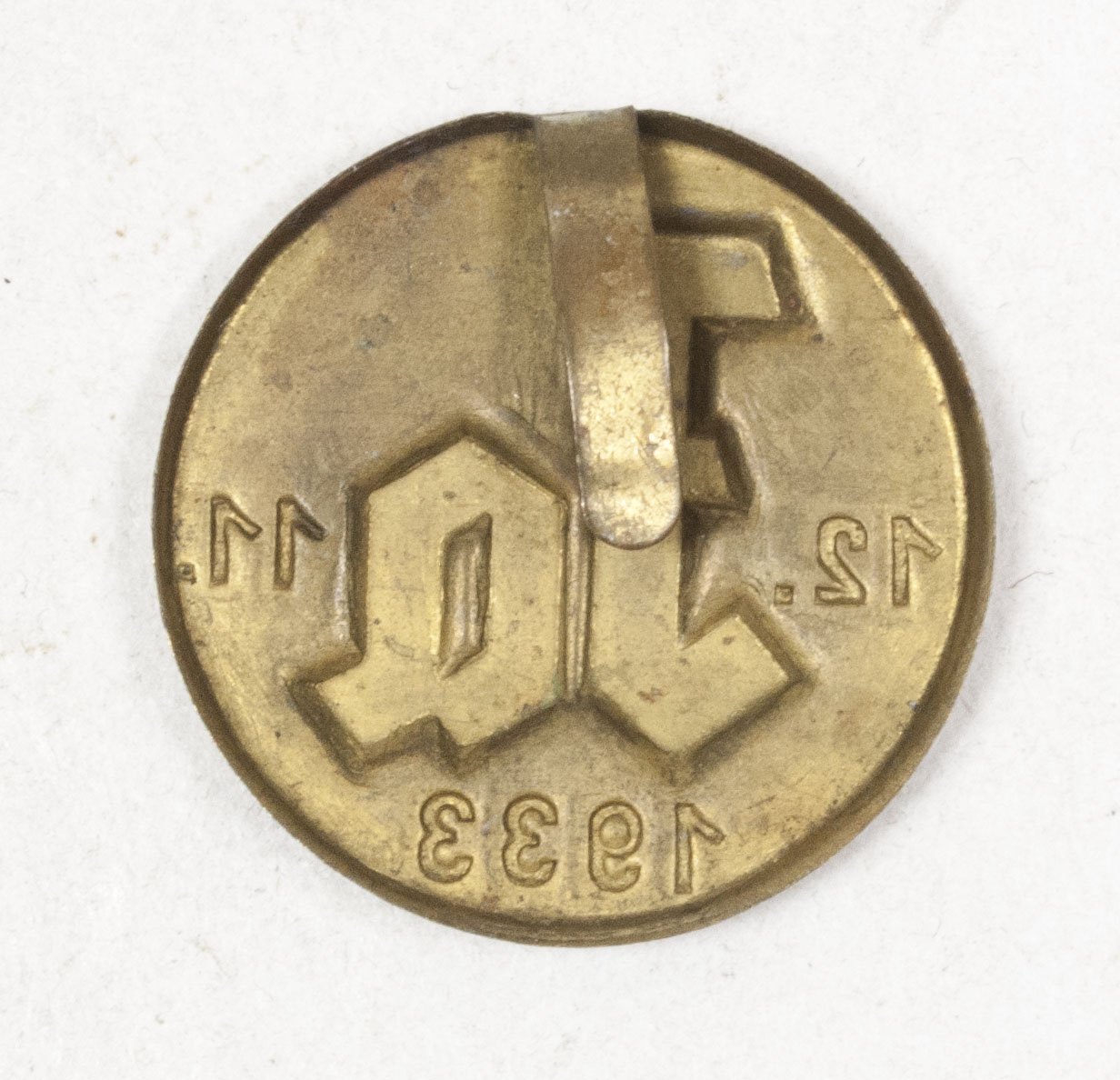 German pro-Hitler 'JA' propaganda 1933 Elections badge — image 2