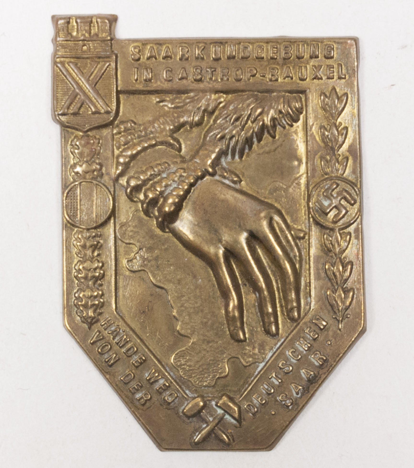 Saarkundgebung in Castrop-Bauxel – Hände weg von der deutschen Saar – rare — image 3