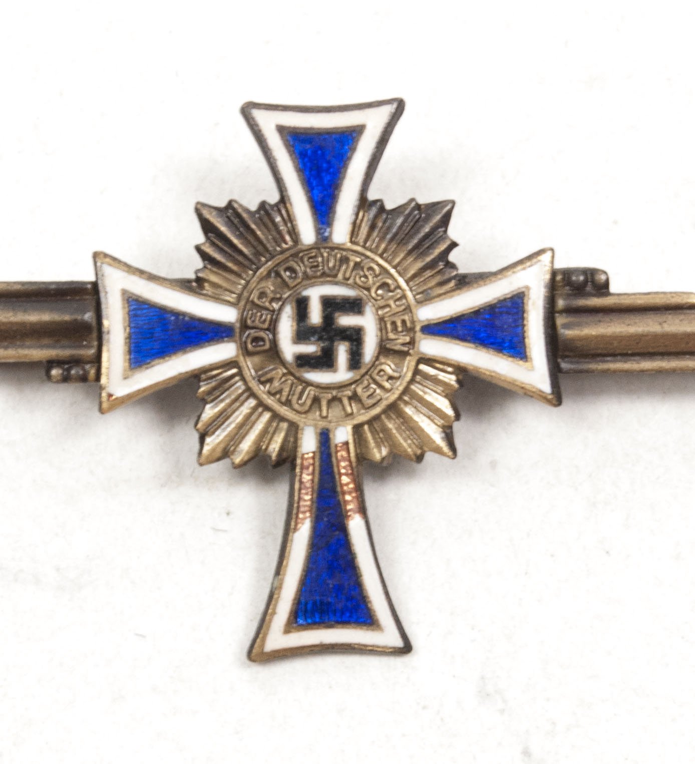 Mutterkreuz bronze Spange / Motherscross bronze brooch — image 4