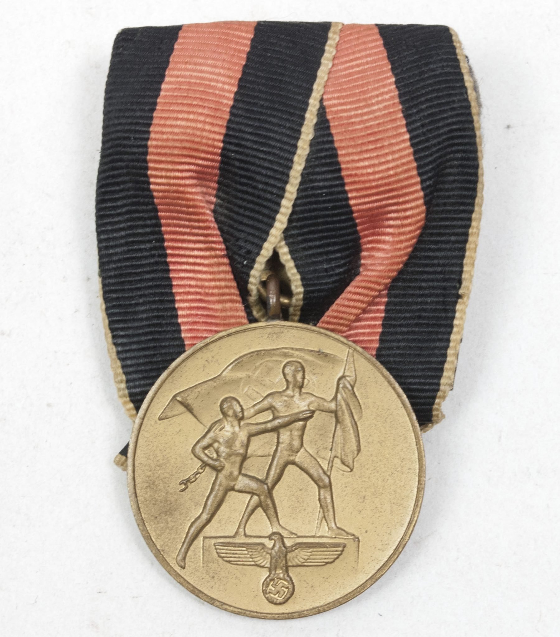 Sudetenland Annexation medal (Einzelspange) — image 3