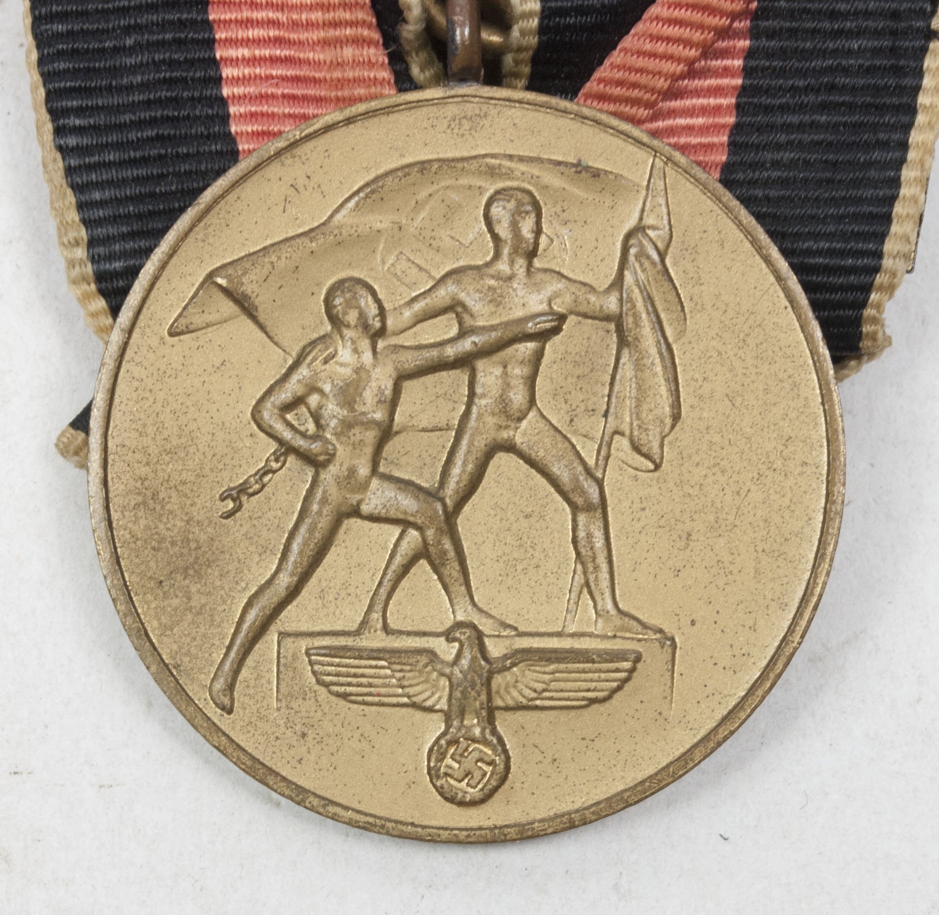 Sudetenland Annexation medal (Einzelspange) — image 4