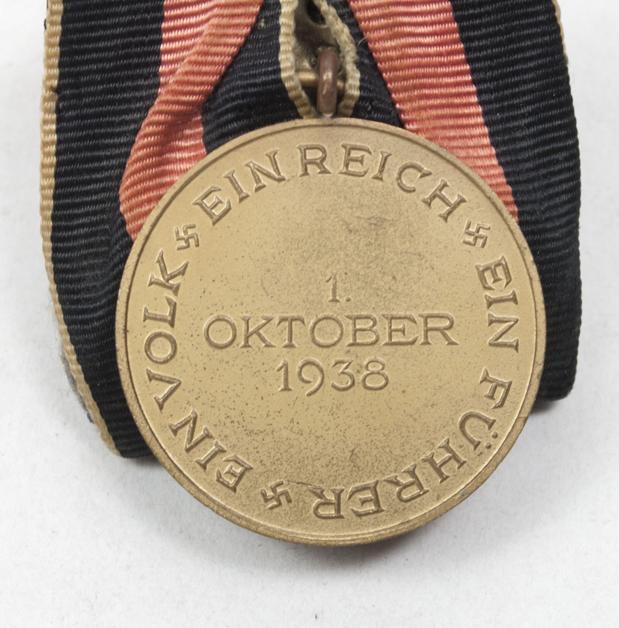 Sudetenland Annexation medal (Einzelspange) — image 7