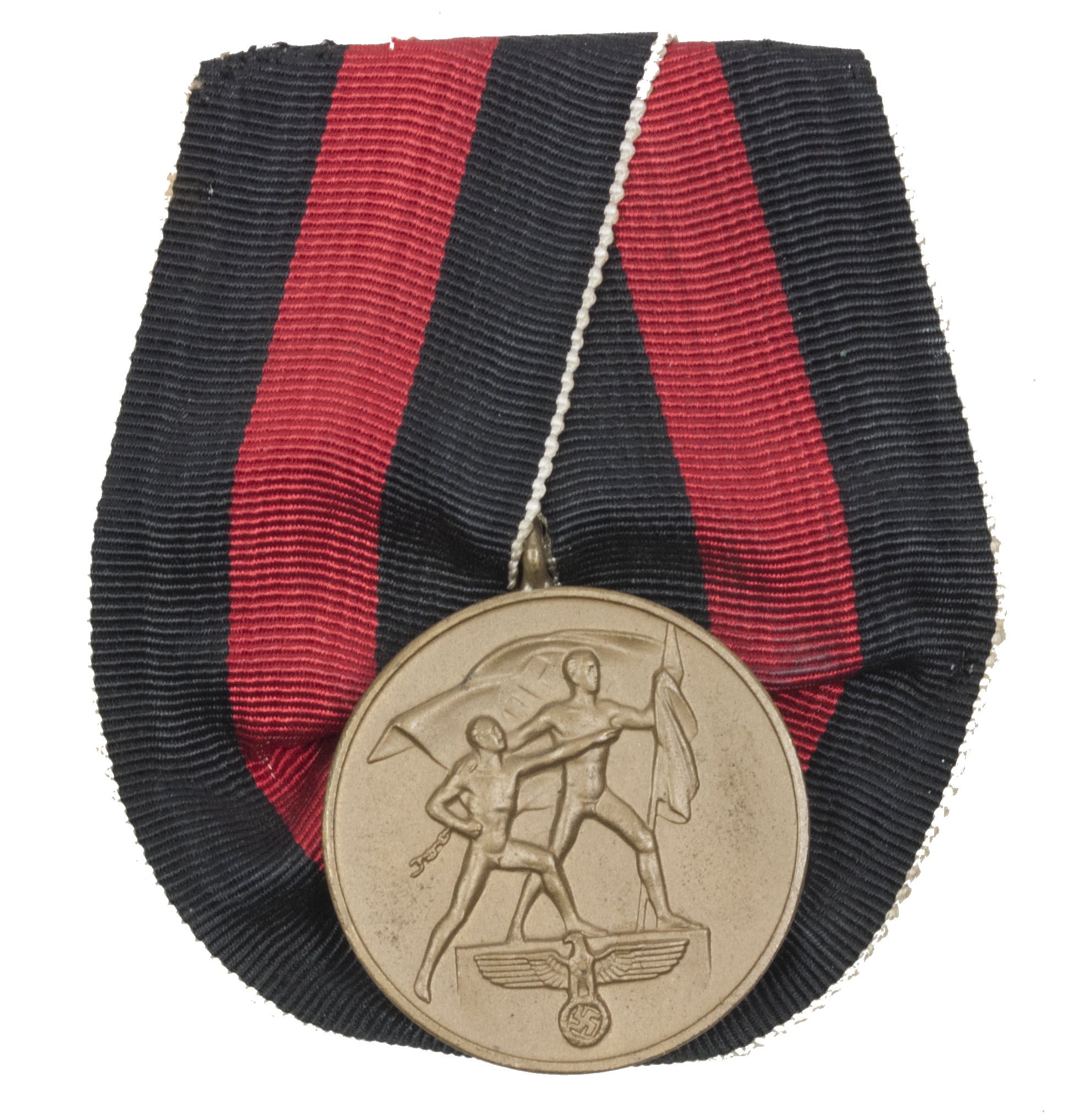 Sudetenland Annexation medal (Einzelspange) — image 3