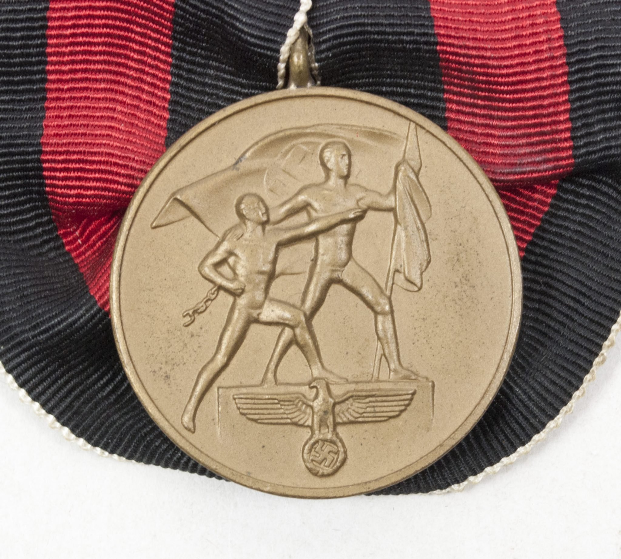 Sudetenland Annexation medal (Einzelspange) — image 5