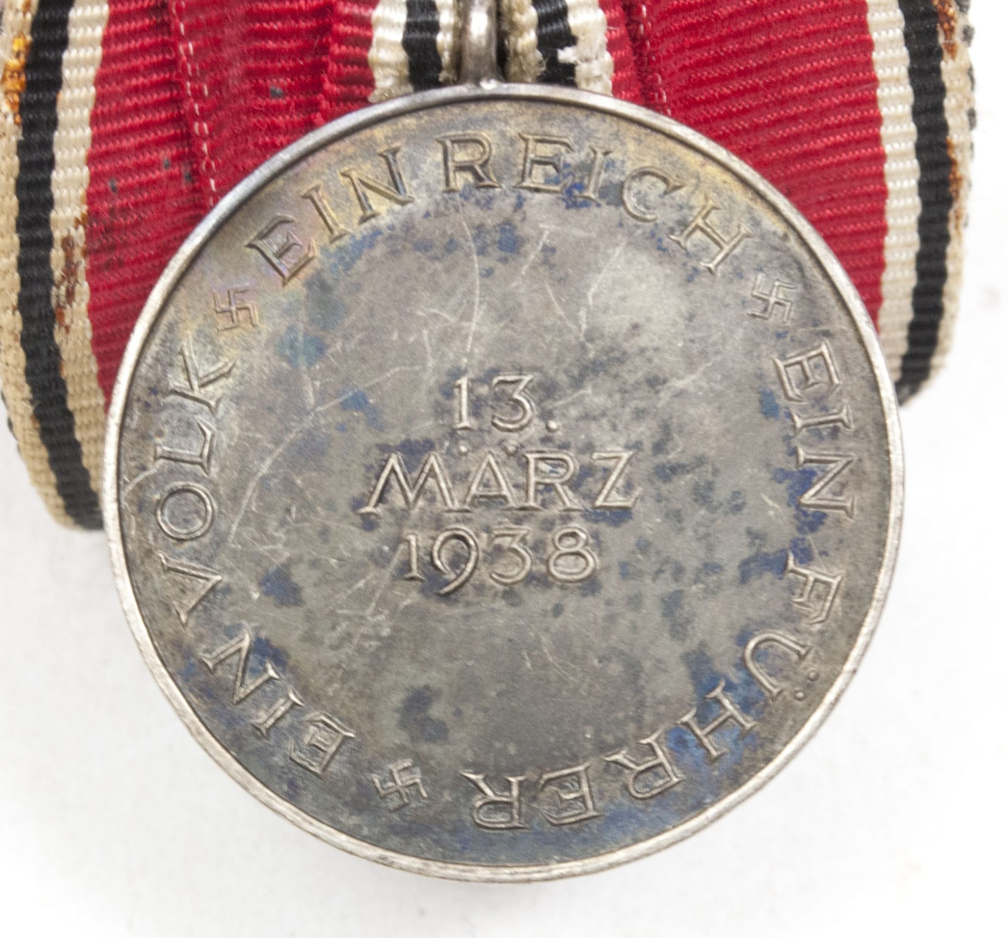 Anschluss Austria Annexation medal Einzelspange – Very rare — image 10