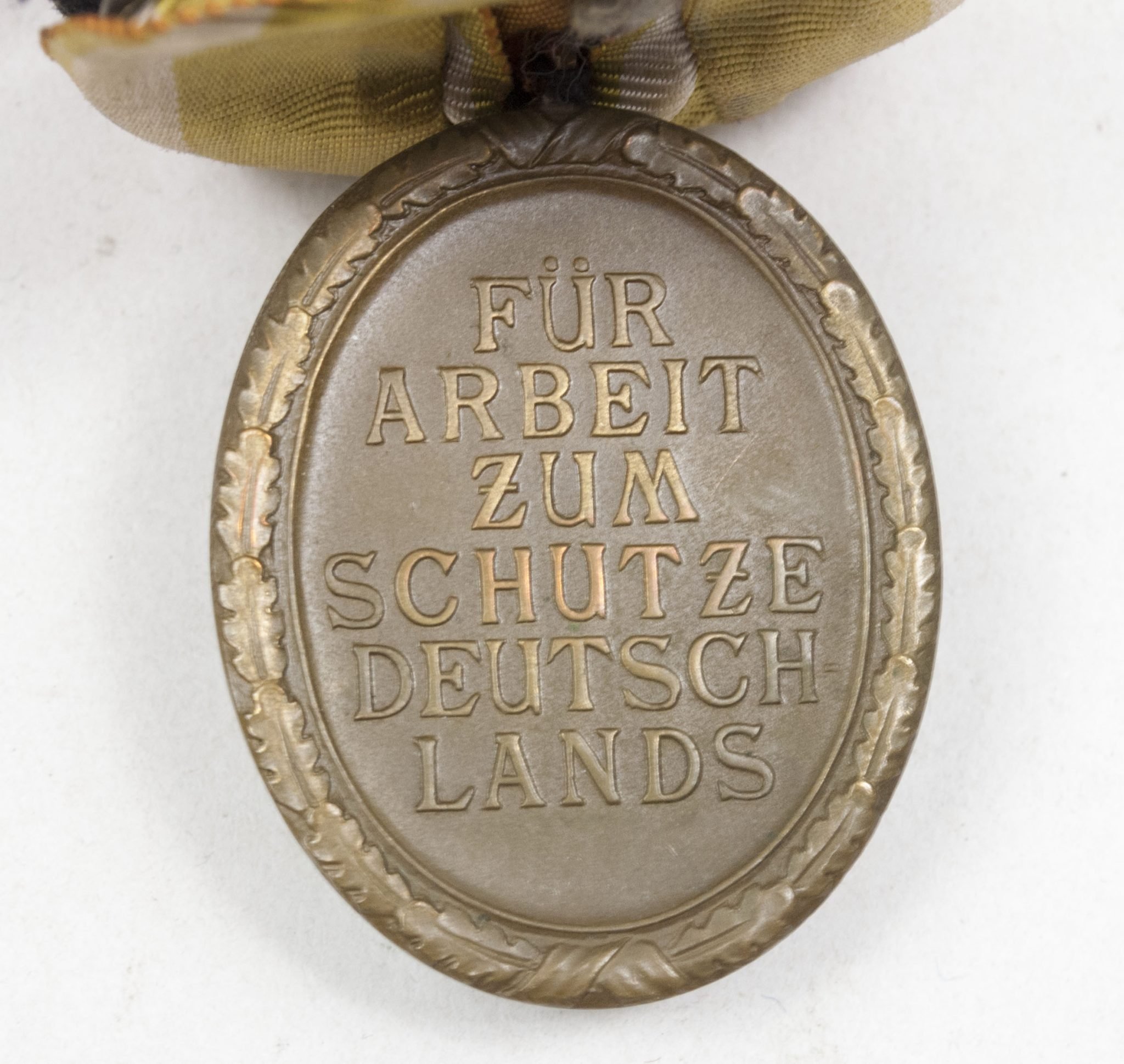 Westwall / Schutzwall medaille einzelspange — image 5