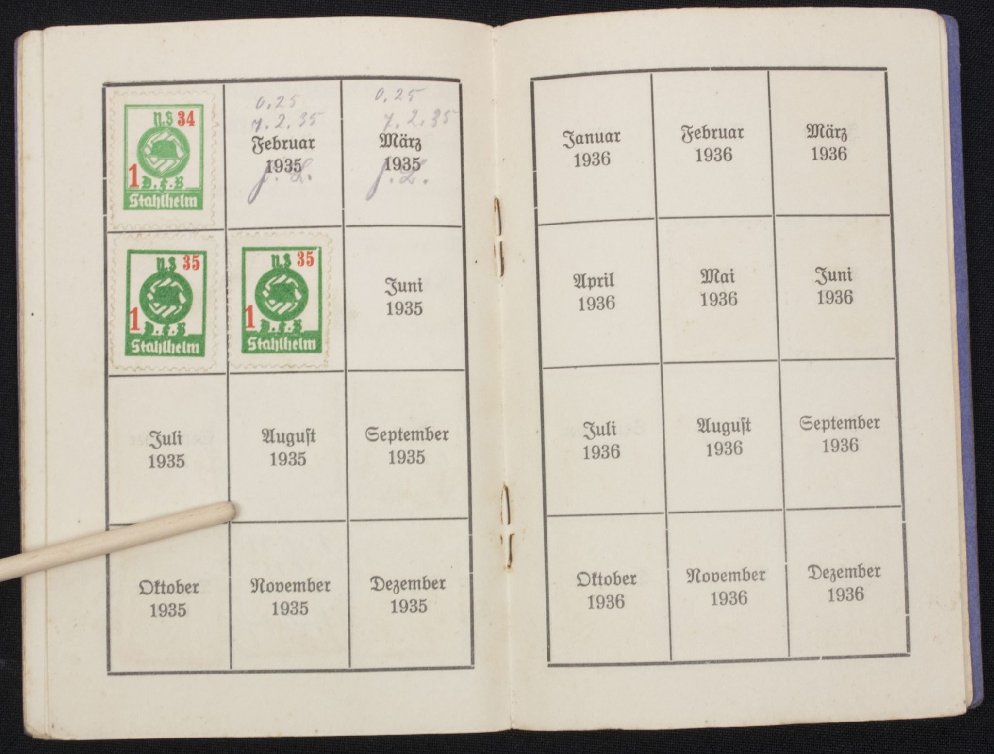 N.S. Deutscher Frontkämpferbund Mitgliedsbuch — image 12