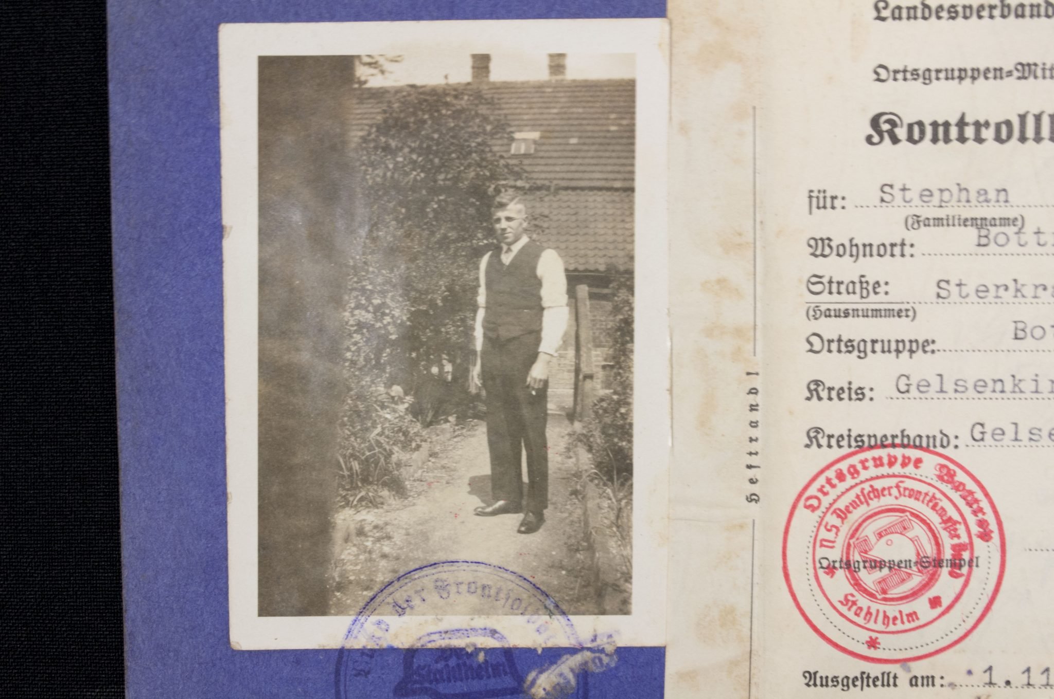 N.S. Deutscher Frontkämpferbund Mitgliedsbuch — image 3