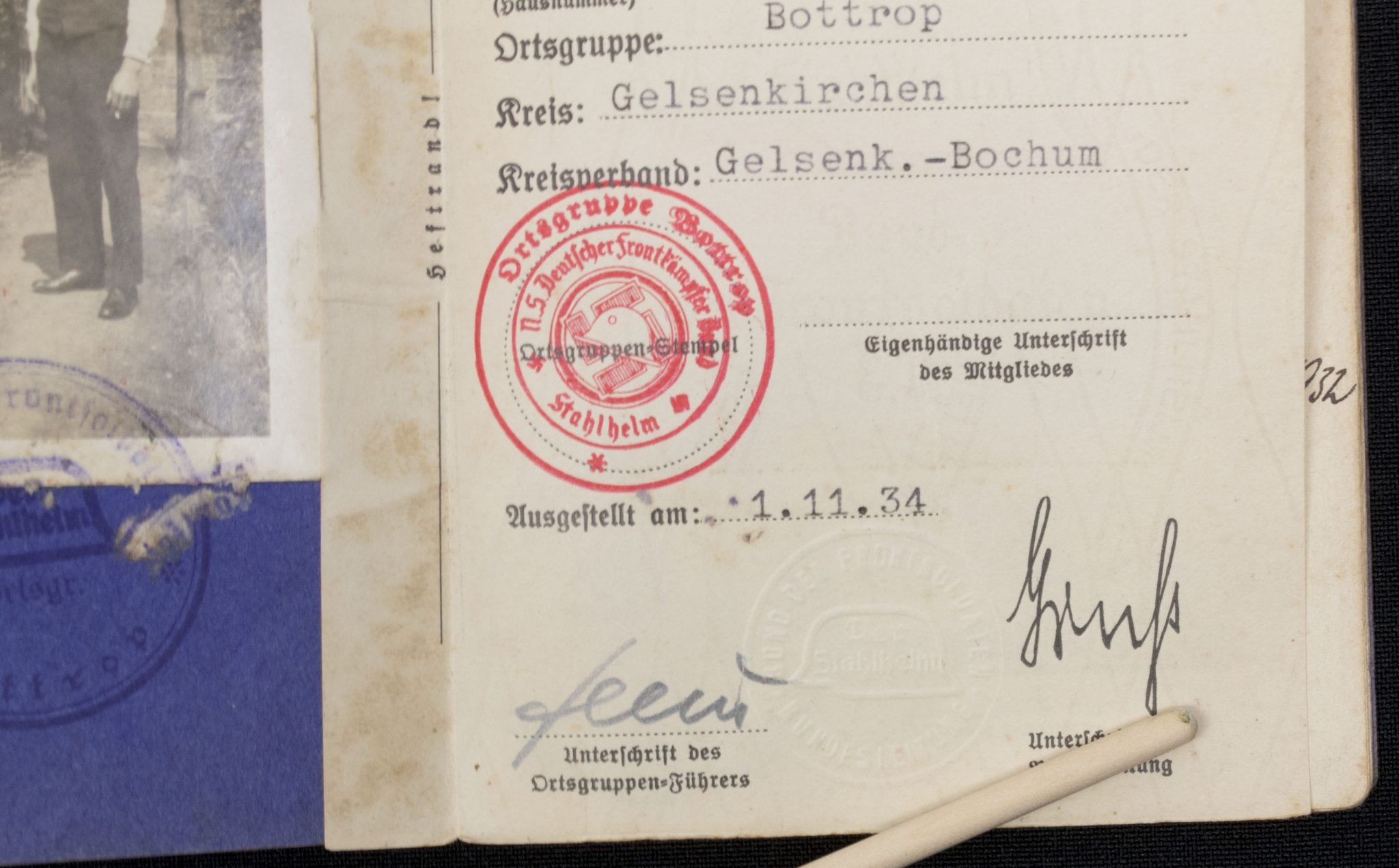 N.S. Deutscher Frontkämpferbund Mitgliedsbuch — image 6