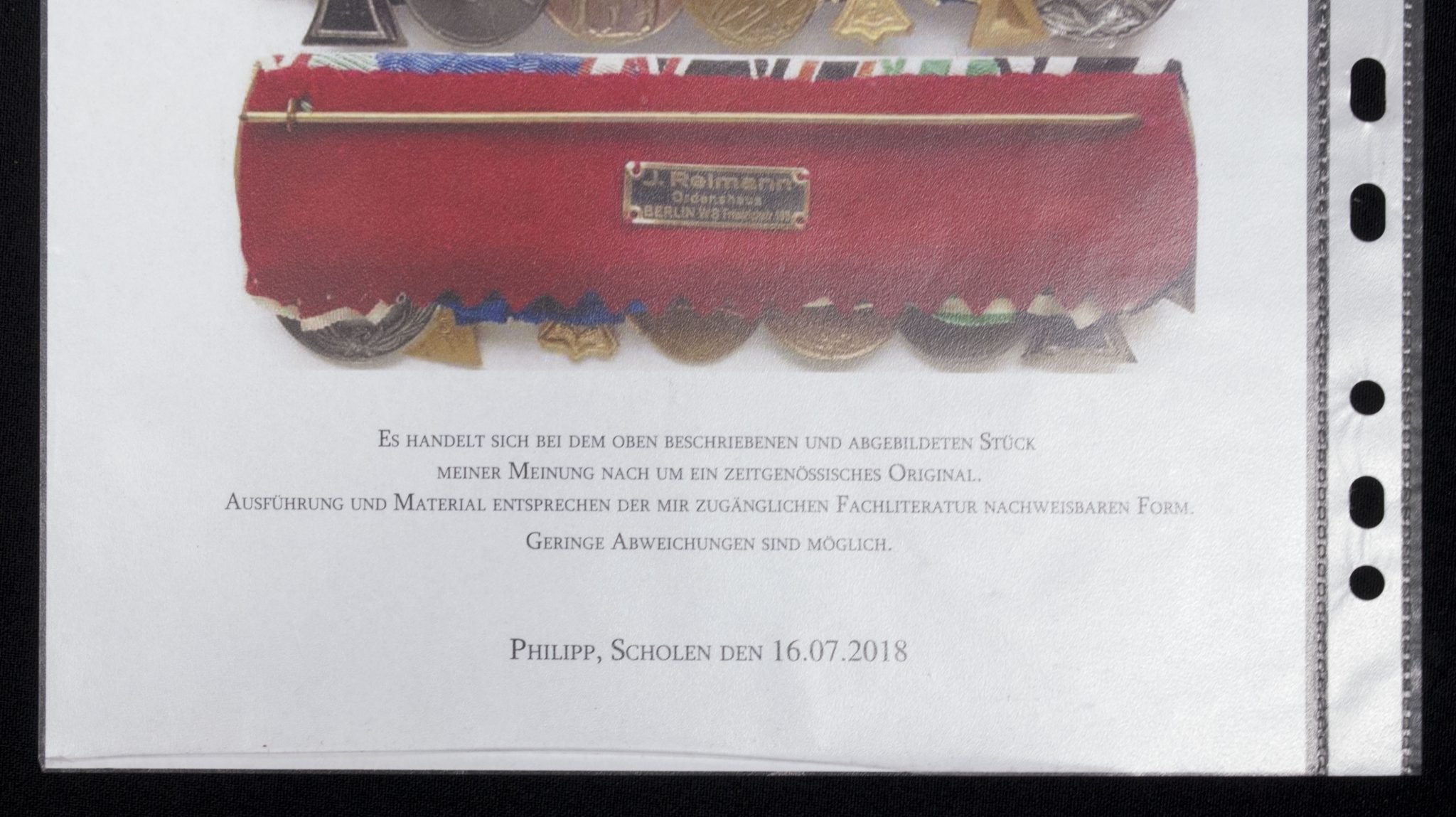 Sachsen-Altenburg large medalbar with EK2, Tapferkeitsmedaille, Ehrenlegion medal, Kyffhäuser medaille, Regiments Erinnerungskreuz, Ehrenlegion kreuz, Kriegserinnerungsmedaille (maker J. Reimann Berlin) — image 5