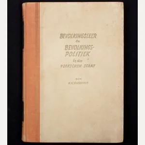 (Book) K.W. Boekholt – Bevolkingsleer en Bevolkingspolitiek in den Volkschen …