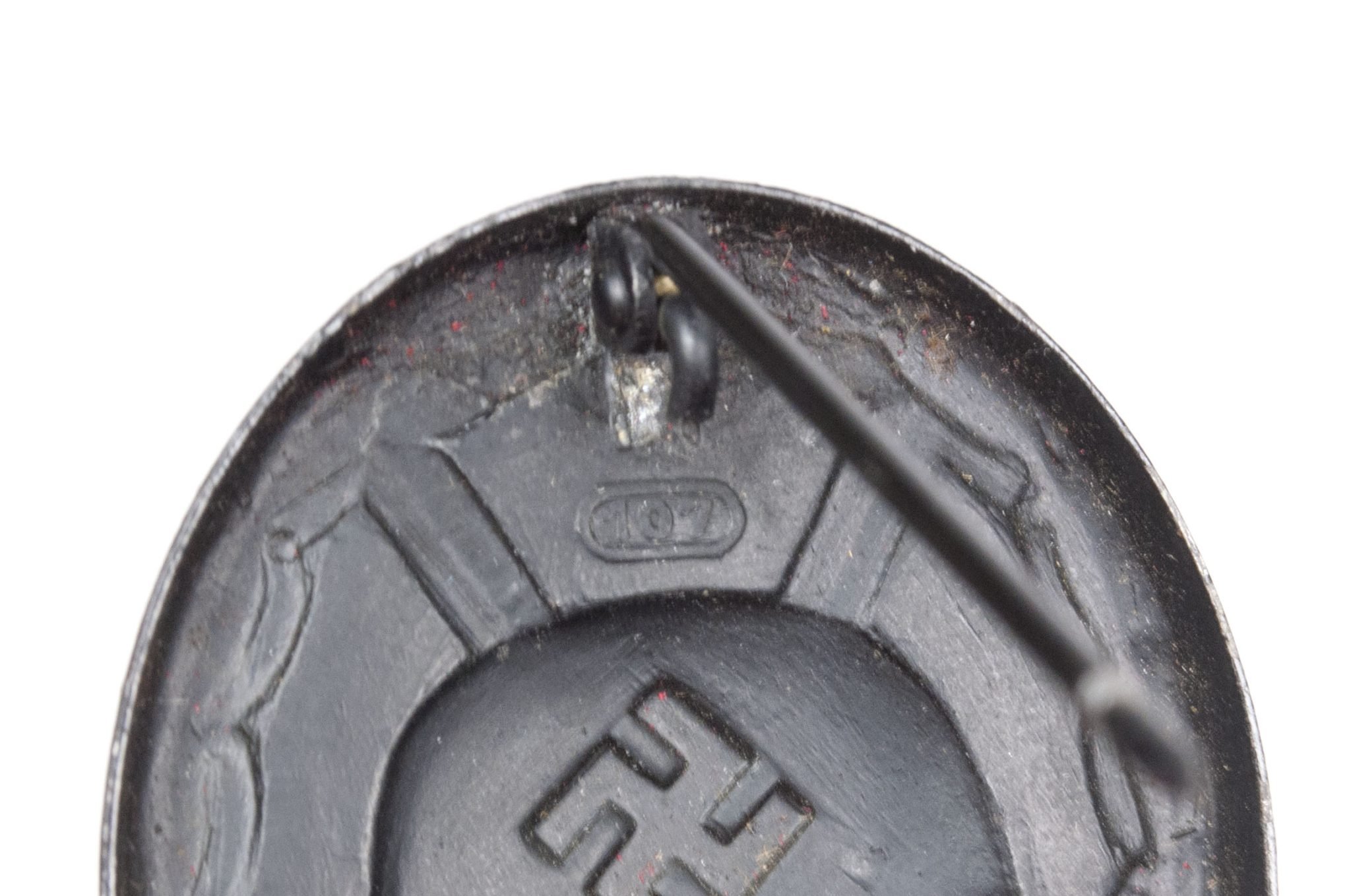 Cased Woundbadge black / Verwundetenabzeichen Schwarz MM '107' (Carl Wild Hamburg) — image 13