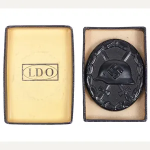 Cased Woundbadge black / Verwundetenabzeichen Schwarz MM '107' (Carl Wild …