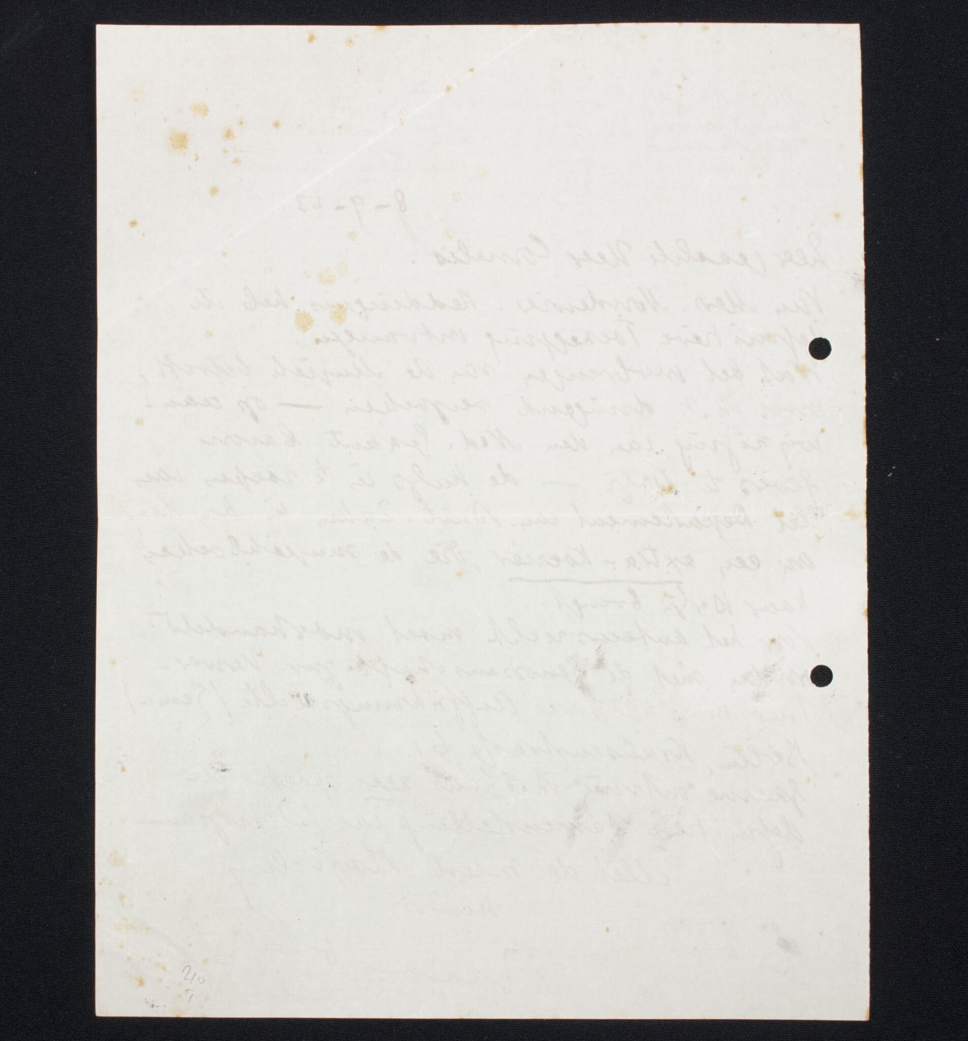 (NSB) Max Blokzijl – Handwritten letter as Berliner Redakteur (1923) – rare — image 8