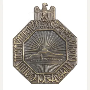 NSDAP Hesselberg Treffen Gau Mittelfranken 1934 badge