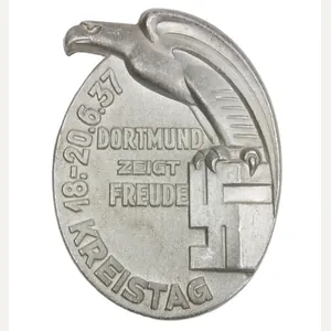Kreistag Dortmund 18.-20.6.37 'Dortmund zeigt Freude' abzeichen
