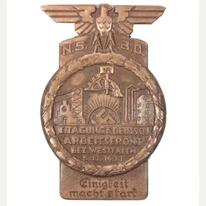 N.S.B.O. / 1. Tagung d. deutsche Arbeitsfront Bez. westfalen 5.11.1933