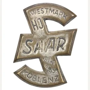 Hitlerjugend )HJ' Westmark Saar 16/17.6.1934 Koblenz