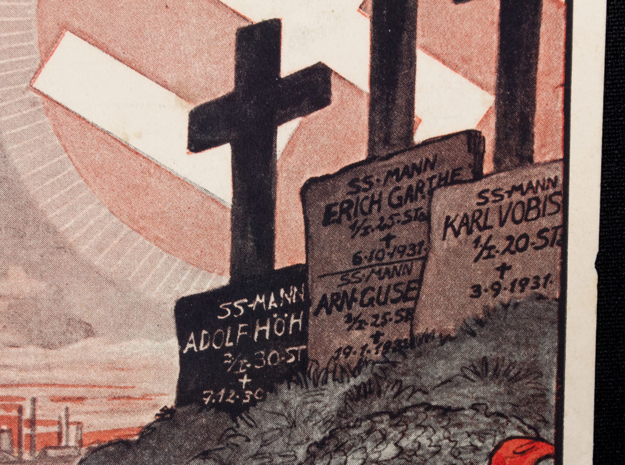 (Postcard) SS-Gruppe West, Dusseldorf – SS Kampfschatz-Karte 4 (1932) – Extremely rare — image 5