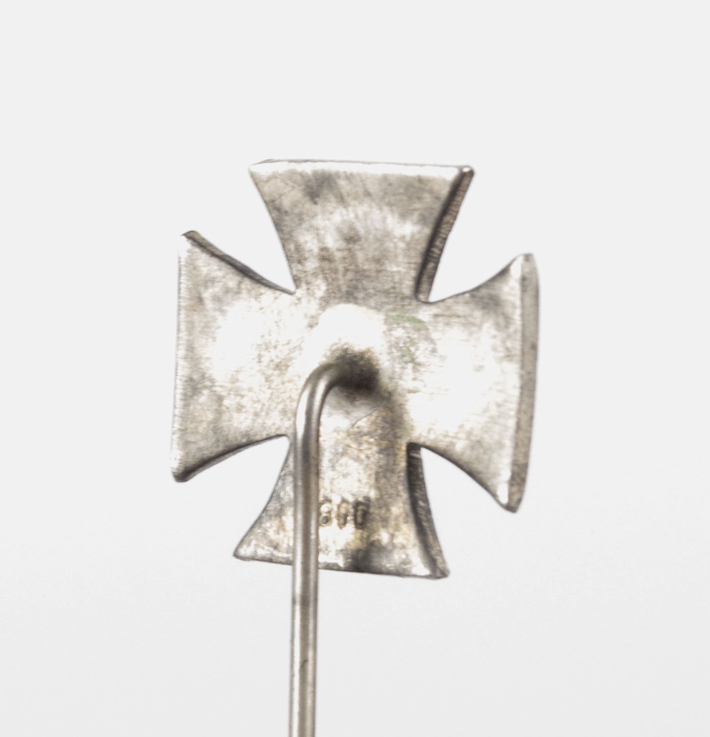 Iron cross miniature stickpin (800 silver hallmarked) – very rare — image 6