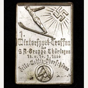 1. Wintersport-Treffen der Sa-Gruppe Thüringen 13.u.14.1.1934 Zella-Mehlis-Oberschönau – rare