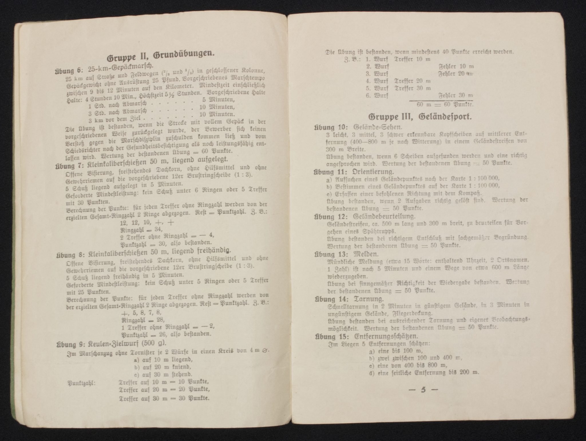 SA Sportabzeichen – Leistungsbuch with passphoto – April 1934 — image 6