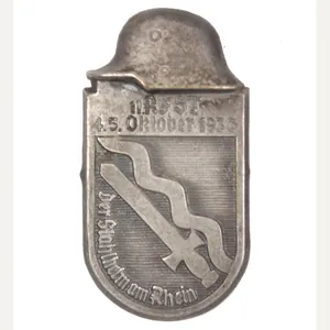 11. R.F.S.T. Reichsfrontsoldatentag Stahlhelm Der Stahlhelm am Rhein 1930 abzeichen.