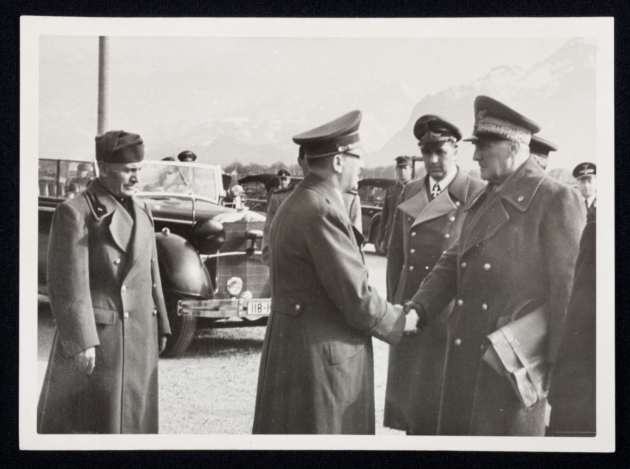 (Photo) Zusammenkunft Führer – Duce (18×13,5 cm) — image 3