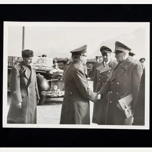 (Photo) Zusammenkunft Führer – Duce (18×13,5 cm)