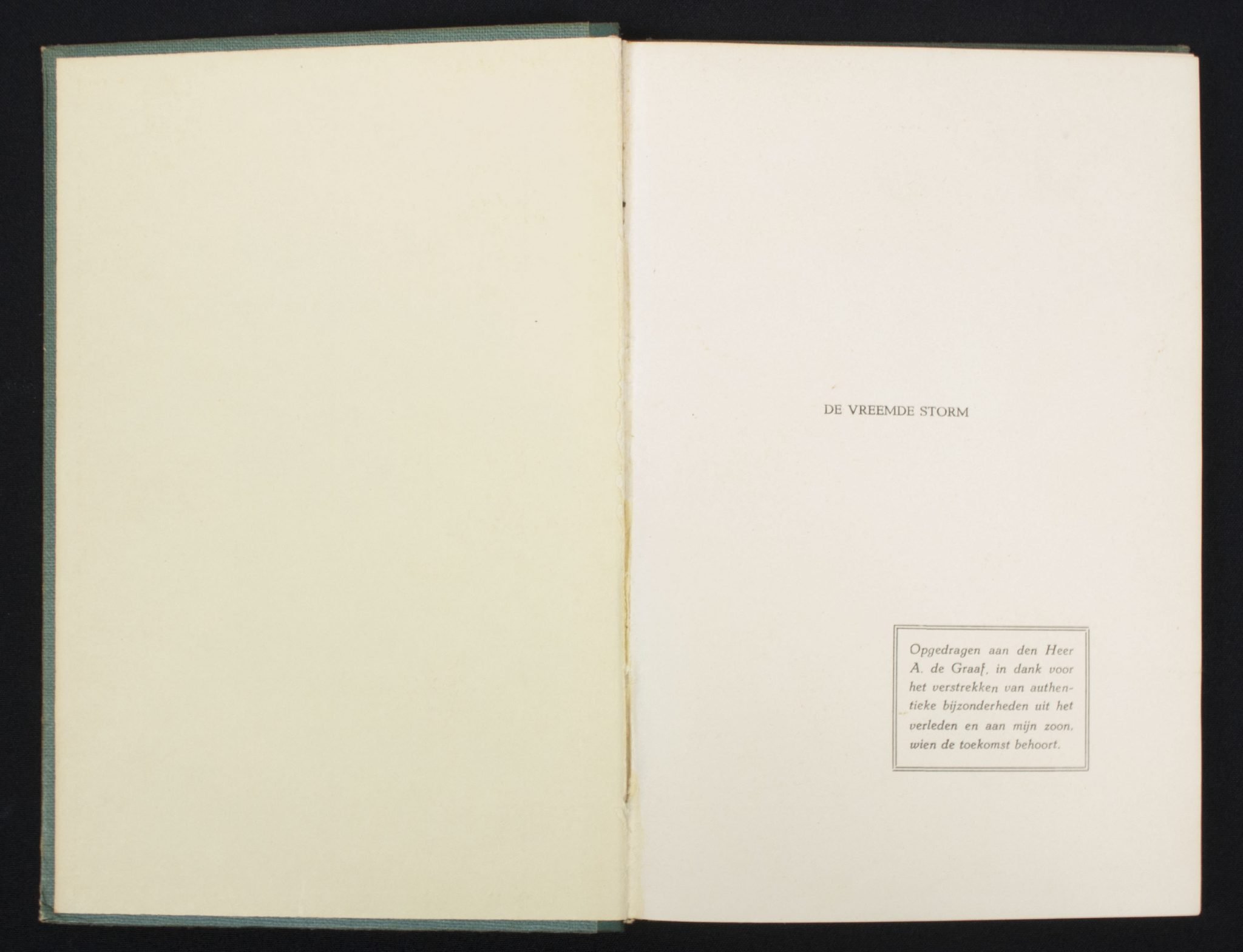 (Book / NSB) De vreemde Storm (1941) — image 3